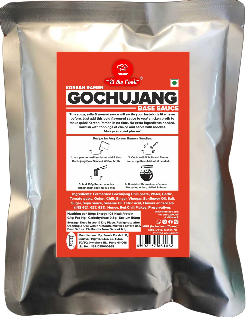 Korean Ramen Soup Base Concentrate 1 kg