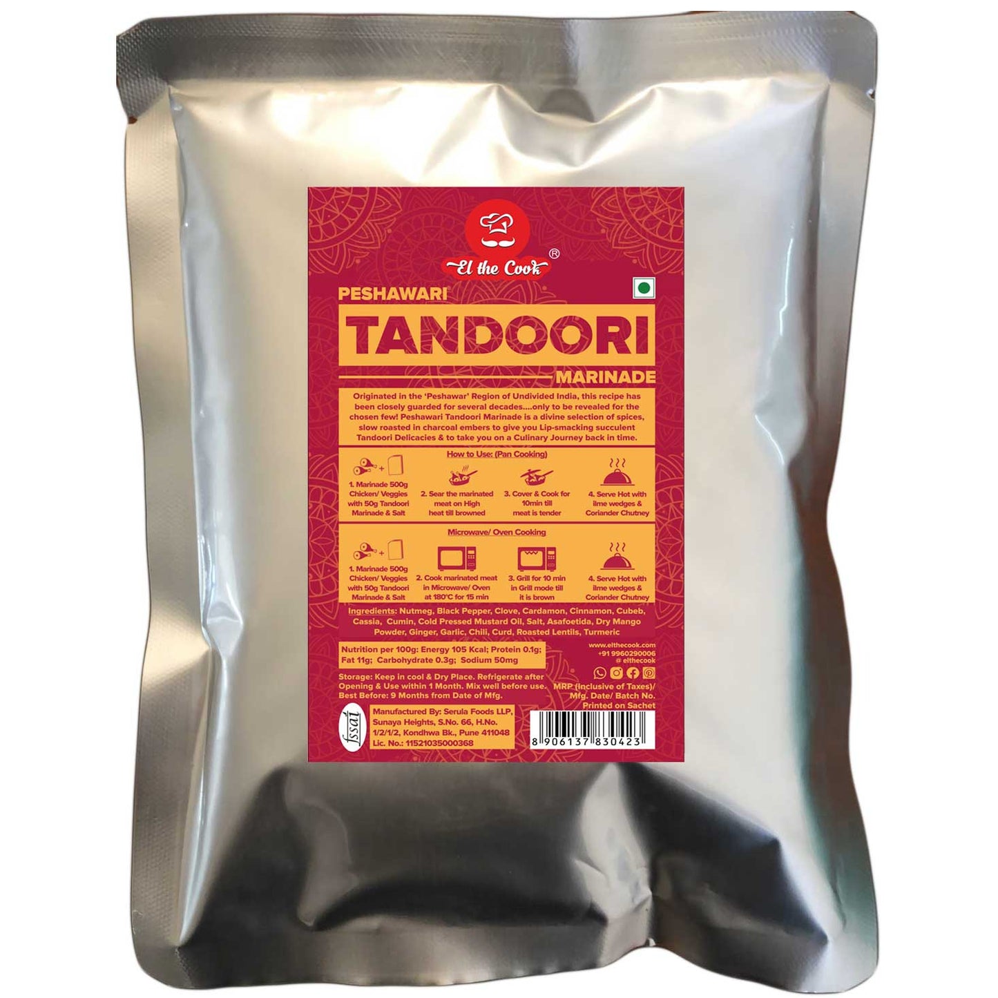 Tandoori Veg Paste - Bulk Pack 1 kg