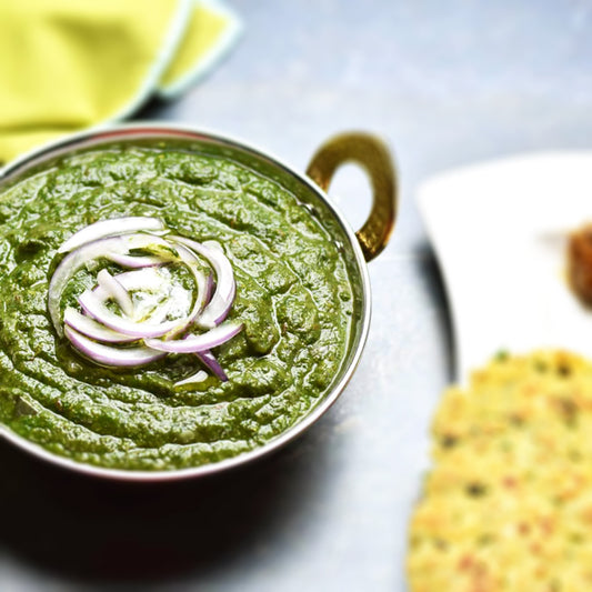 Sarson ka Saag using ELtheCook's Ready Tadka