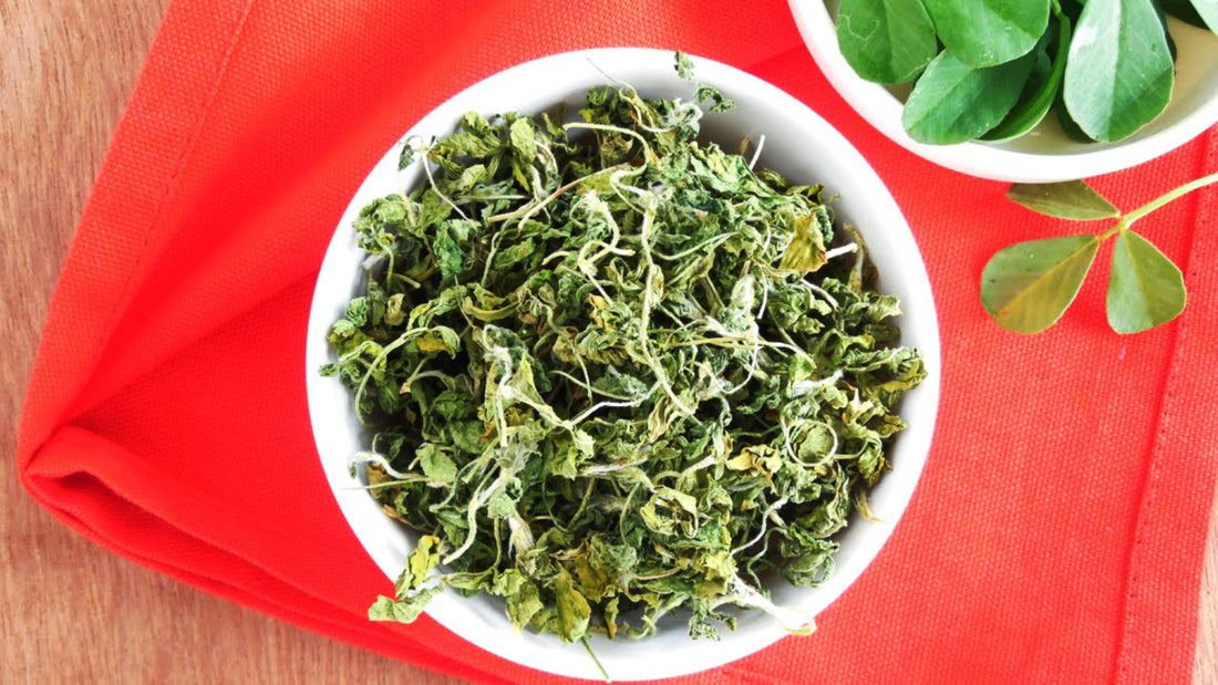Kasuri Methi used in EltheCook Readymade Tadka (Tempered SPice blends). Shipping worldwide