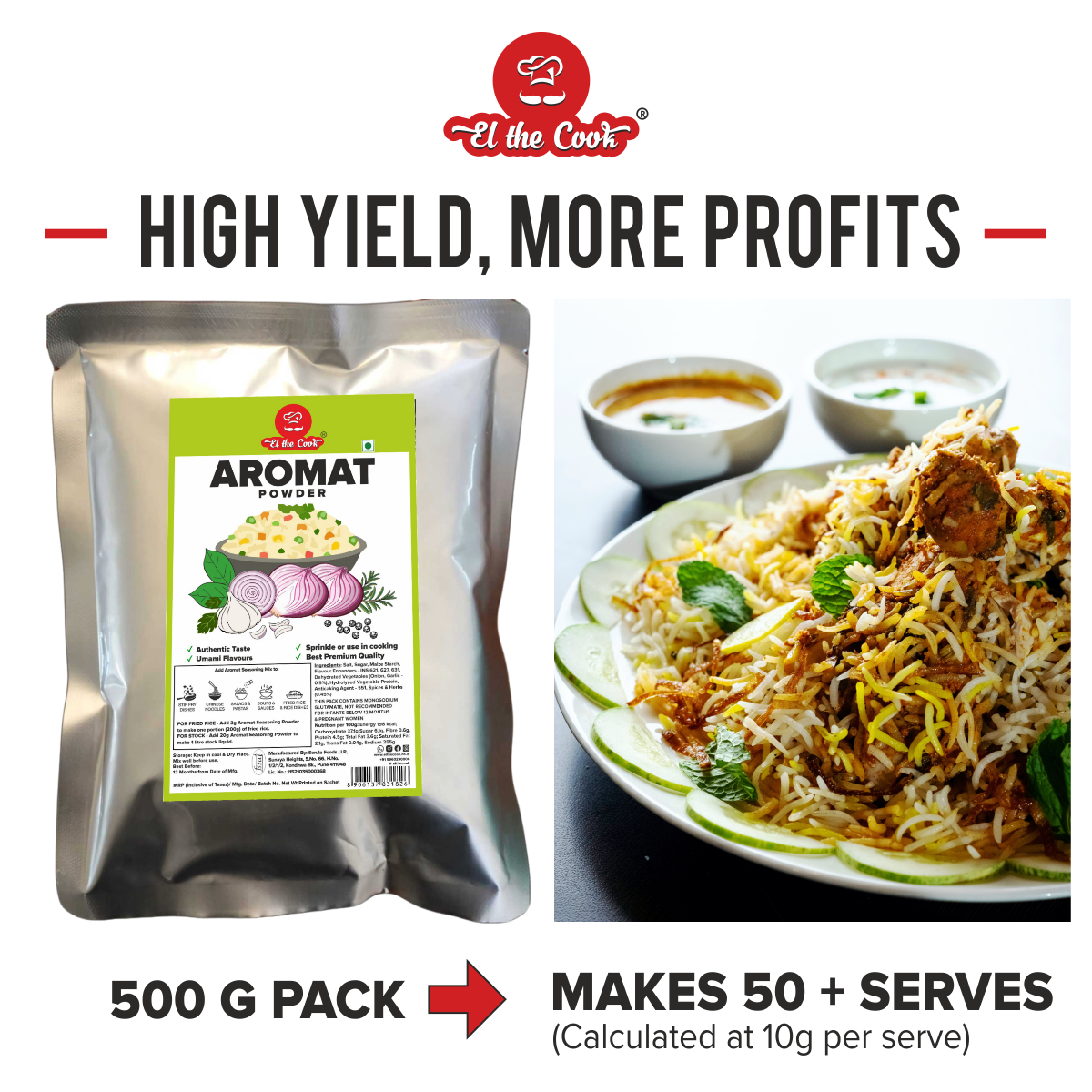 Aromat Powder Mix Seasoning - Bulk Pack 1 kg