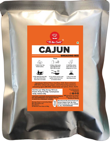 Crispy Cajun Breading Mix - Bulk Pack 1 kg