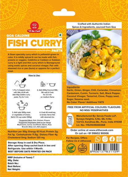 Goa Caldine Curry Paste 50g x 2 Pack