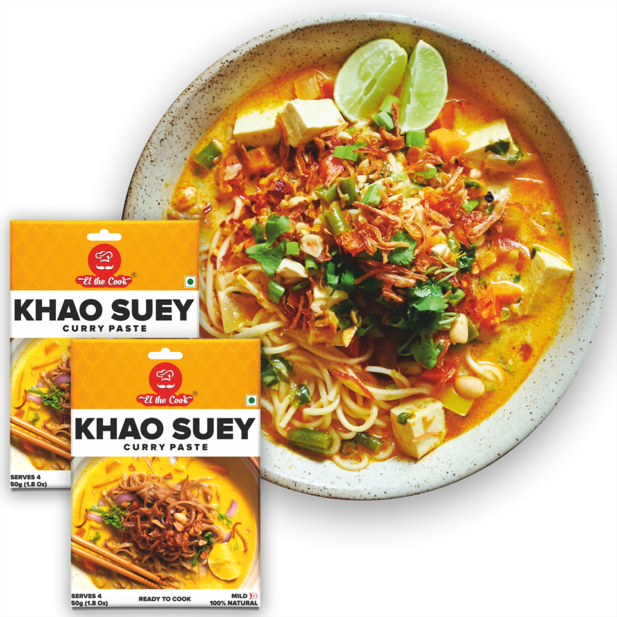 Khao Suey Curry Paste 50g x 2 Pack