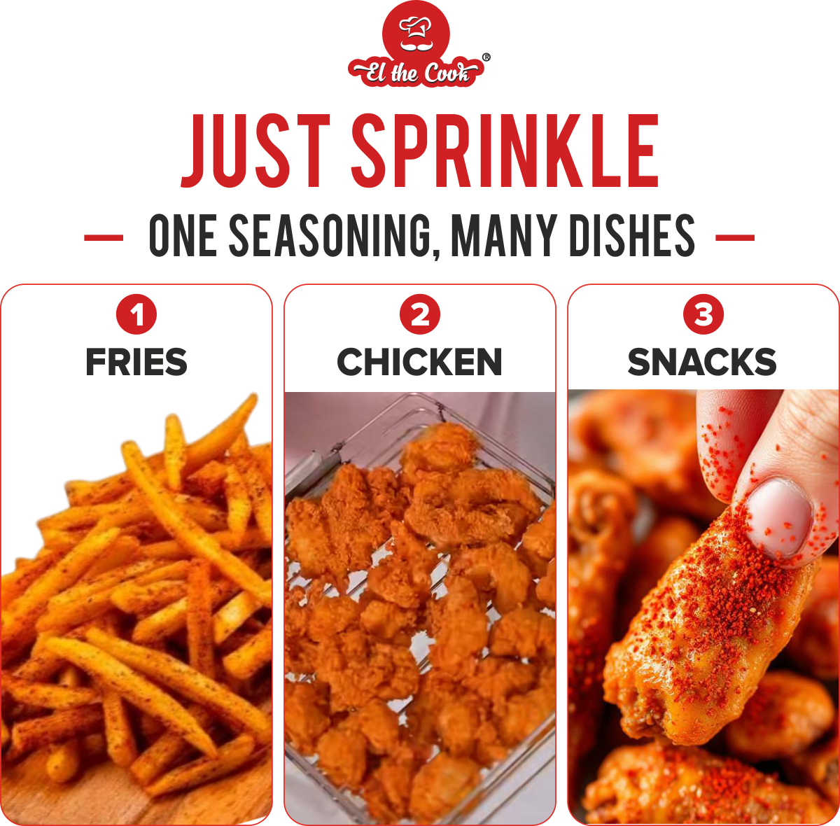 Peri Peri Hot & Spicy Sprinkler Seasoning - Bulk Pack 1 kg