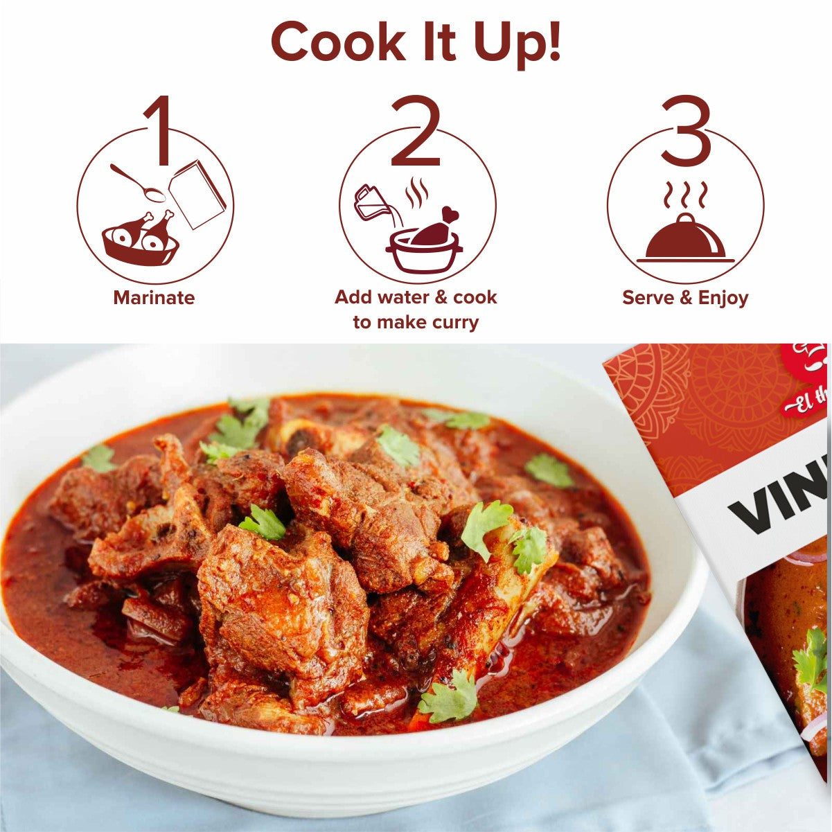 Goa Vindaloo Curry Paste - Bulk Pack 1 kg
