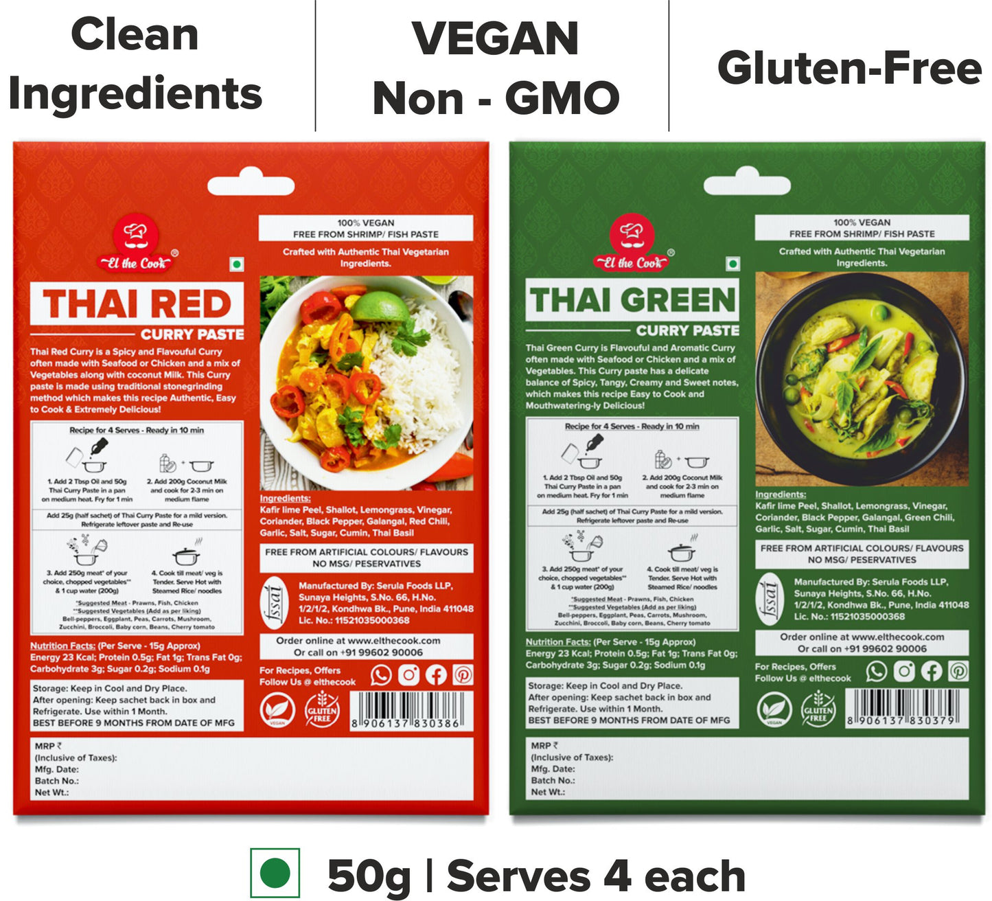 Thai Super Feast Combo | 4 Pack x 50g